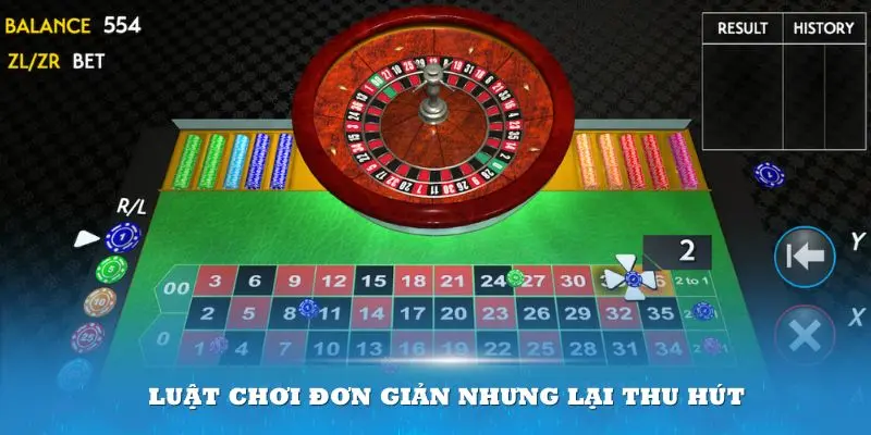 Luật chơi Roulette Good88 đơn giản nhưng lại thu hút vì tính chất thú vị